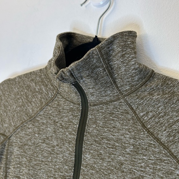 Lululemon Rush Hour Half Zip Running Jacquard Green Women’s 4 Pullover Jacket - Picture 4 of 11